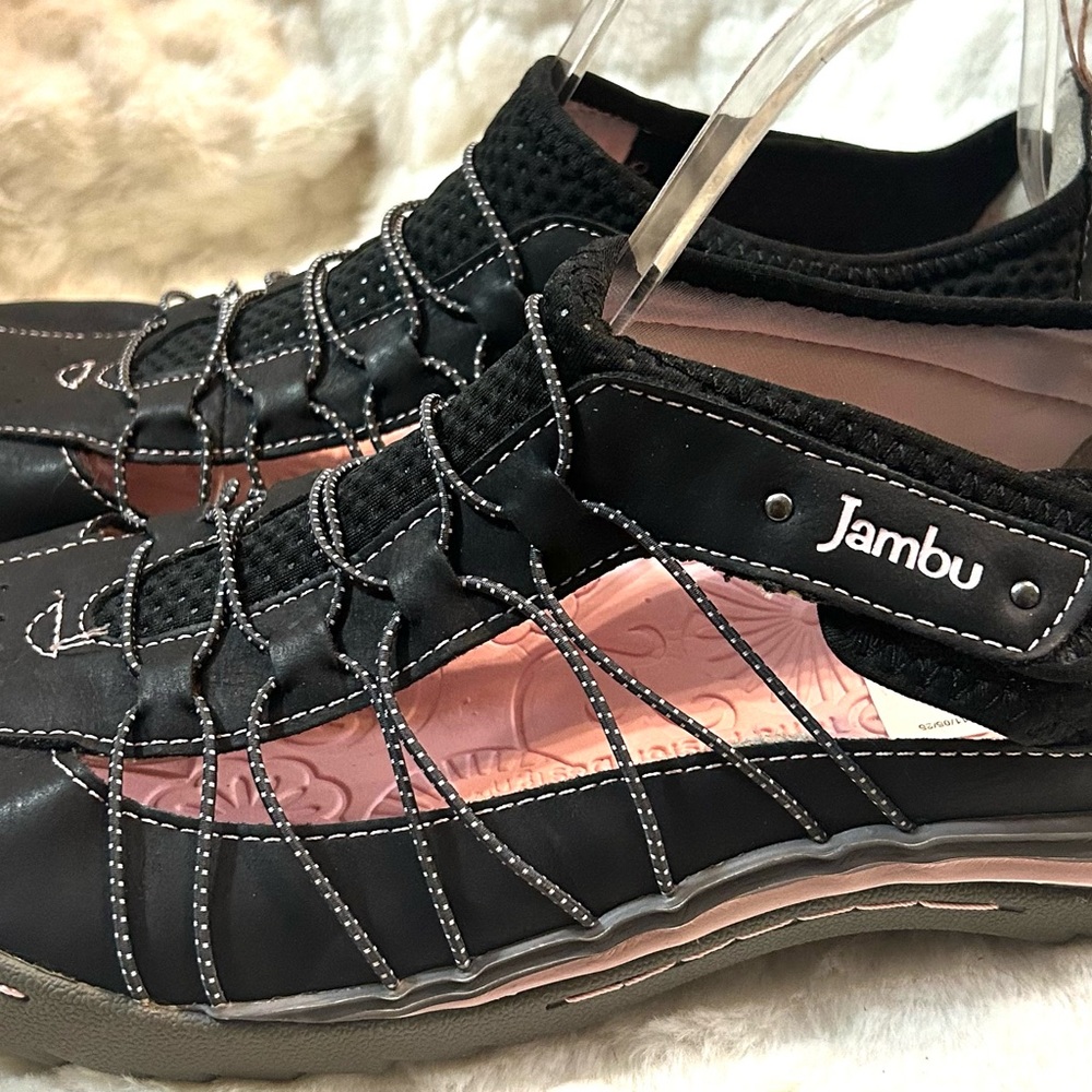 Jambu Black Pink cut out Athletic Shoes for Women size 9M - Picture 6 of 10